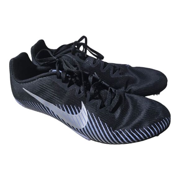 SOLD!!! NIKE Zoom Rival Black Track & Field Spikes Unisex Shoes - Size 9 - Picture 1 of 9